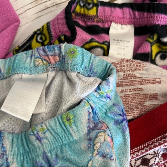 Despicable Me Minions Pink Pajama Set Frozen Bear Fair Isle Girls size 8 - Picture 15 of 15